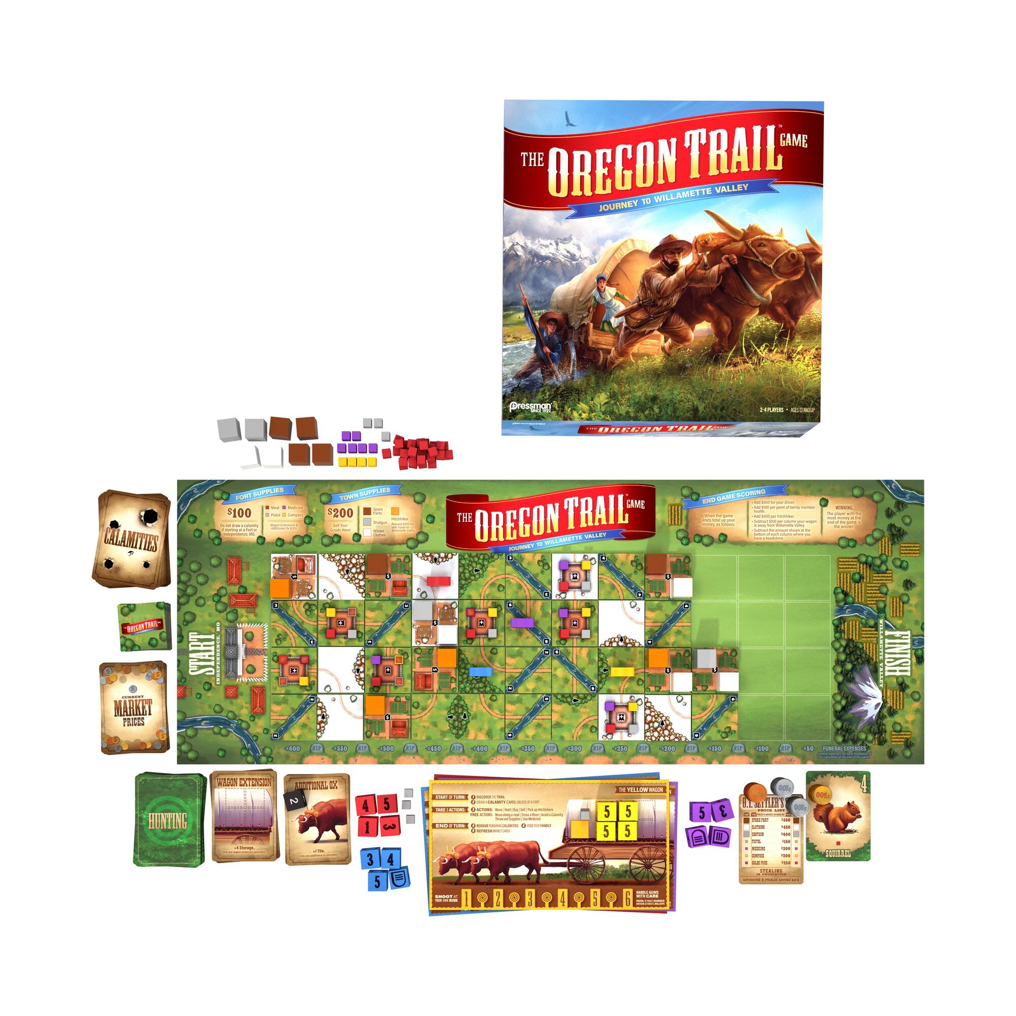 The Oregon Trail Game: Journey to Willamette Valley